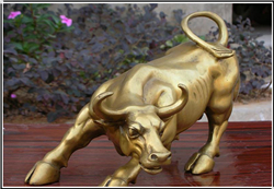 黃銅牛擺件 黃銅牛擺件