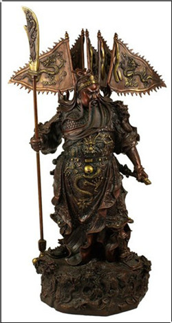 銅關公像圖片 銅關公像圖片