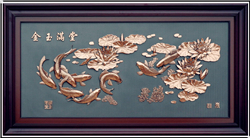 金玉滿堂浮雕壁畫 金玉滿堂浮雕壁畫