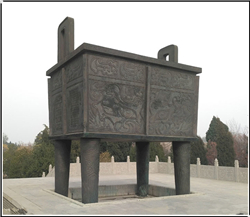 仿古銅鼎雕塑 仿古銅鼎雕塑