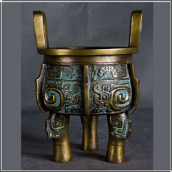 古代銅鼎雕塑 古代銅鼎雕塑