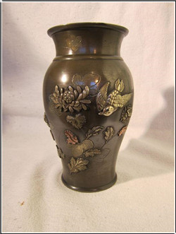 青銅花瓶 青銅花瓶