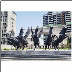 廣場銅奔馬雕塑 廣場銅奔馬雕塑