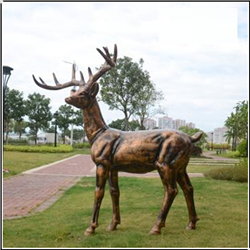 景觀銅鹿雕塑 景觀銅鹿雕塑