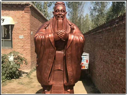 大型孔子銅像加工 大型孔子銅像加工