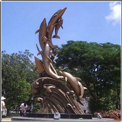 廣場海豚雕塑 廣場海豚雕塑