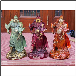 三色關(guān)公鑄造廠家 三色關(guān)公鑄造廠家