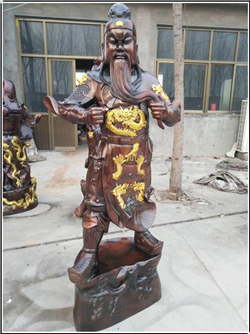 關(guān)公捋胡子銅像 關(guān)公捋胡子銅像