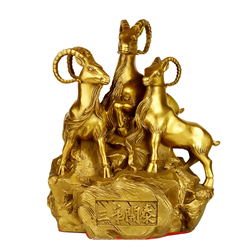 三羊開泰銅雕擺件 三羊開泰銅雕擺件
