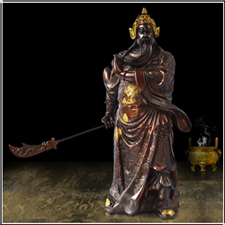 大號紫銅關(guān)公雕塑鑄造 大號紫銅關(guān)公雕塑鑄造