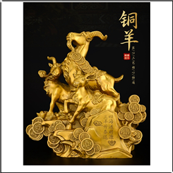 銅三羊開泰擺件 銅三羊開泰擺件