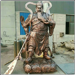 兩米銅關公像鑄造 兩米銅關公像鑄造