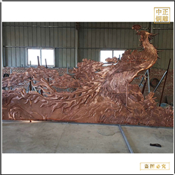 鳳凰鍛銅雕塑 鳳凰鍛銅雕塑