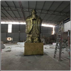 校園孔子雕塑鑄造 校園孔子雕塑鑄造