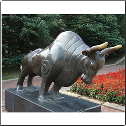 公園銅牛雕塑 公園銅牛雕塑