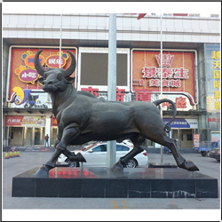 商場銅牛雕塑 商場銅牛雕塑