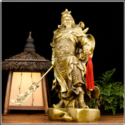 威武提刀關(guān)公像鑄造 威武提刀關(guān)公像鑄造