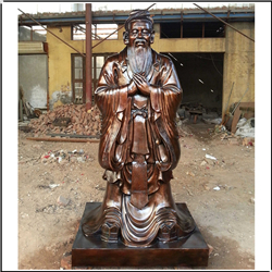 校園抱拳孔子銅像鑄造 校園抱拳孔子銅像鑄造