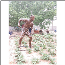 除草農(nóng)耕人物雕塑鑄造 除草農(nóng)耕人物雕塑鑄造