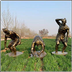 播種人物銅雕塑鑄造 播種人物銅雕塑鑄造