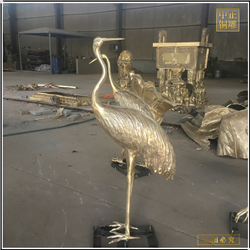 室外仙鶴銅雕塑 室外仙鶴銅雕塑