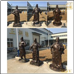 鑄造大型站像銅關公 鑄造大型站像銅關公