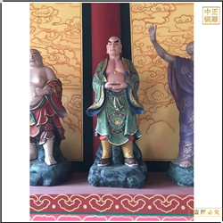 1.5米銅雕十八羅漢塑像 1.5米銅雕十八羅漢塑像