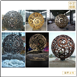 鑄銅關(guān)公 城市廣場(chǎng)風(fēng)水球雕塑鑄造