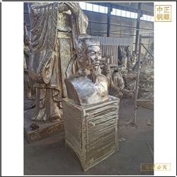 鑄銅關(guān)公 古代畢昇人物半身像