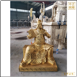 鑄銅關公 大型站像銅關公