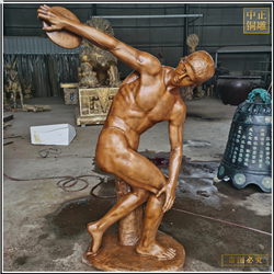 鑄銅關公 校園運動人物雕塑