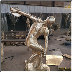 校園仍鐵餅人物雕塑 校園仍鐵餅人物雕塑