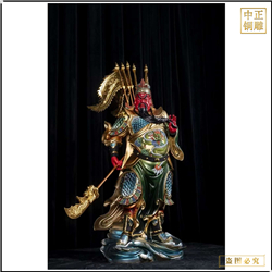 大型武財神關二爺鑄造