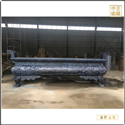 圓形平口銅香爐廠家 圓形平口銅香爐廠家