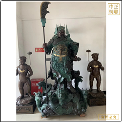 立式持刀關(guān)公雕像 立式持刀關(guān)公雕像