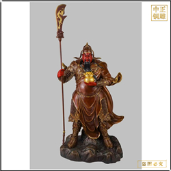 鎏金銅關(guān)公 鎏金銅關(guān)公