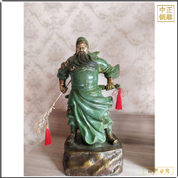純銅武財神關(guān)公擺件 純銅武財神關(guān)公擺件