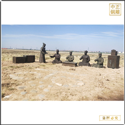 景觀人物雕塑鑄造 景觀人物雕塑鑄造