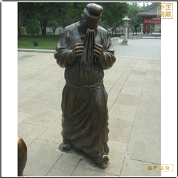 步行街人物銅雕塑鑄造 步行街人物銅雕塑鑄造