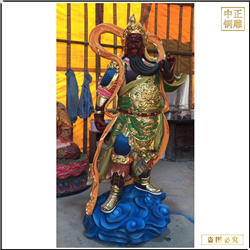 鑄銅關公 純銅關公神像擺件