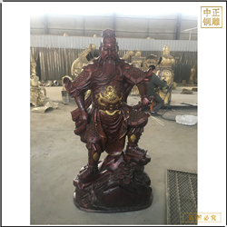 1.6米高銅關(guān)公雕塑 1.6米高銅關(guān)公雕塑