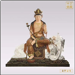 鑄銅關公 2米文殊普賢銅像