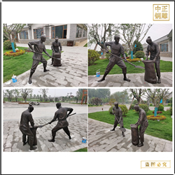 室外園區人物雕塑鑄造 室外園區人物雕塑鑄造