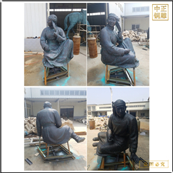 鑄銅關(guān)公 人物鑄造廠家加工