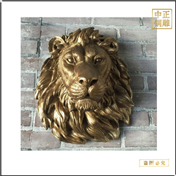 純銅獅子頭 純銅獅子頭