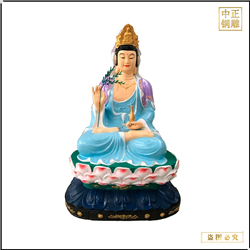 鑄銅關公 高70cm純銅貼金觀音像