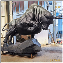 鑄銅關公 街頭景觀銅牛雕塑