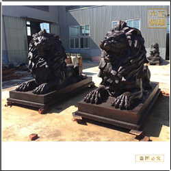 大型臥姿銅獅子 大型臥姿銅獅子