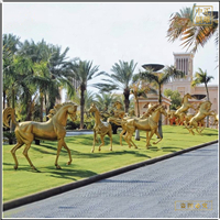 鑄銅關(guān)公 景區(qū)銅馬雕塑