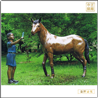 景觀小品銅馬雕塑 景觀小品銅馬雕塑